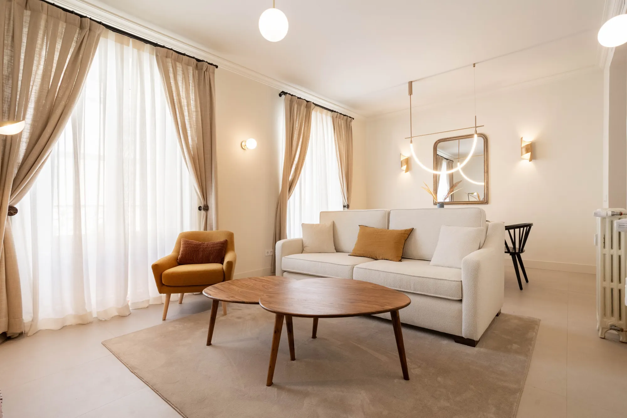 Living room at The Malasaña Residence